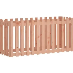 Højbed med stakitdesign - Massivt douglasgran | Størrelse: 150x50x70 cm