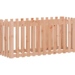 Højbed med stakitdesign - Massivt douglasgran | Størrelse: 150x50x70 cm