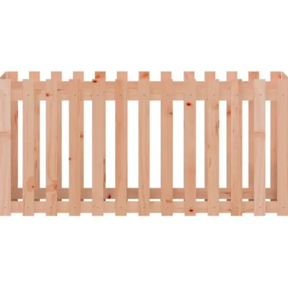 Højbed med stakitdesign - Massivt douglasgran | Størrelse: 150x50x70 cm