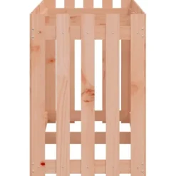 Højbed med stakitdesign - Massivt douglasgran | Størrelse: 150x50x70 cm
