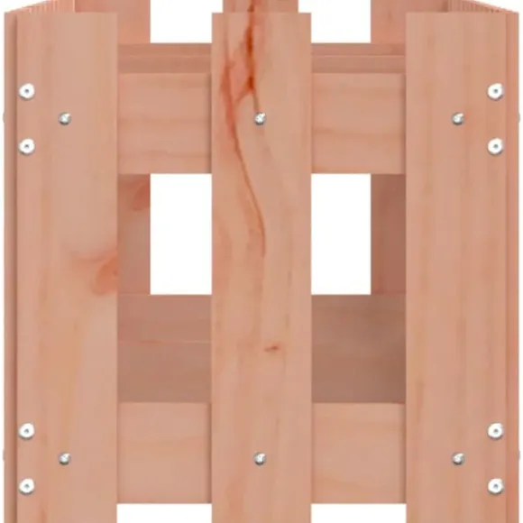 Højbed med stakitdesign - Plantebed i massivt douglasgran | Størrelse: 150x30x30 cm