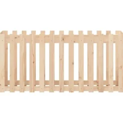 Højbed med stakitdesign i massivt fyrretræ | Størrelse: 150x50x70 cm