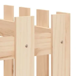 Højbed med stakitdesign i massivt fyrretræ | Størrelse: 150x50x70 cm