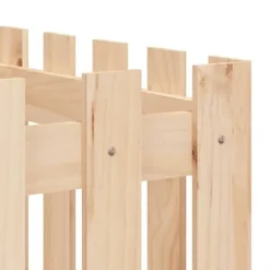 Højbed med stakitdesign i massivt fyrretræ - 200x50x50 cm | Størrelse: 200x50x50 cm