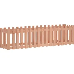 Højbed med stakitdesign i massivt douglasgran | Størrelse: 200x50x50 cm