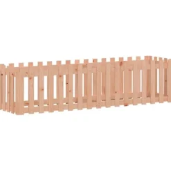Højbed med stakitdesign i massivt douglasgran | Størrelse: 200x50x50 cm