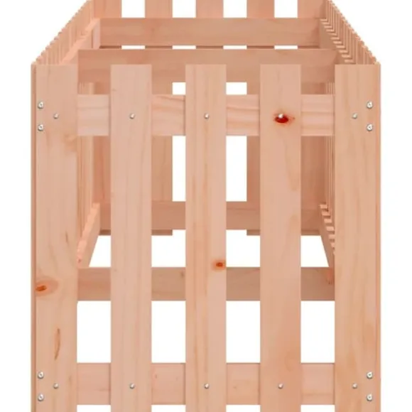 Højbed med stakitdesign i massivt douglasgran | Størrelse: 200x50x50 cm