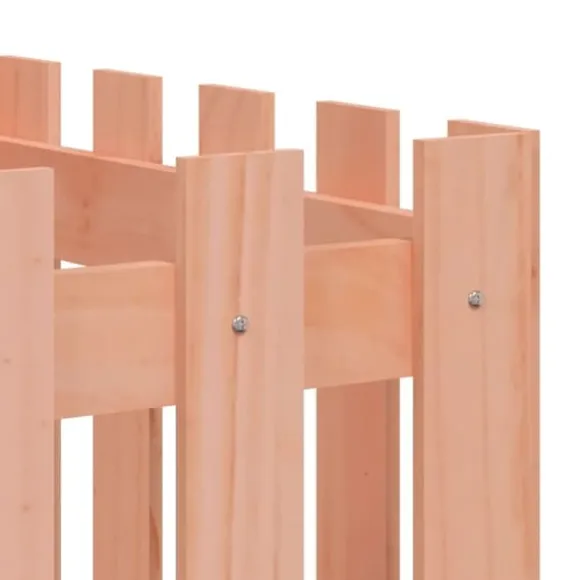 Højbed med stakitdesign i massivt douglasgran | Størrelse: 200x50x50 cm