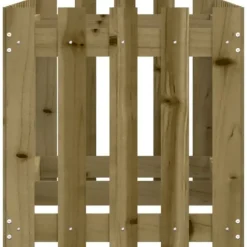 Højbed med stakitdesign 150x50x50 cm - Imprægneret fyrretræ | Størrelse: 150x50x50 cm