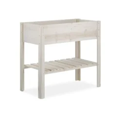 Højbed plantekasse, 80x88x44 cm, Hvid