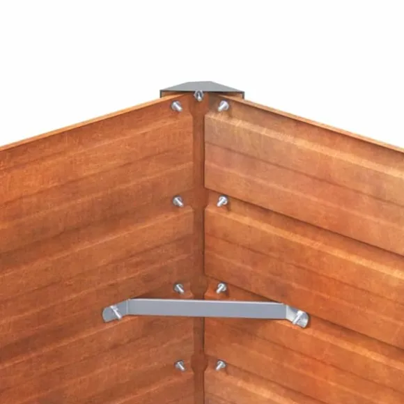 Højbed 100x40x45 cm cortenstål rustfarvet - Højbed - Højbede - Home & Living