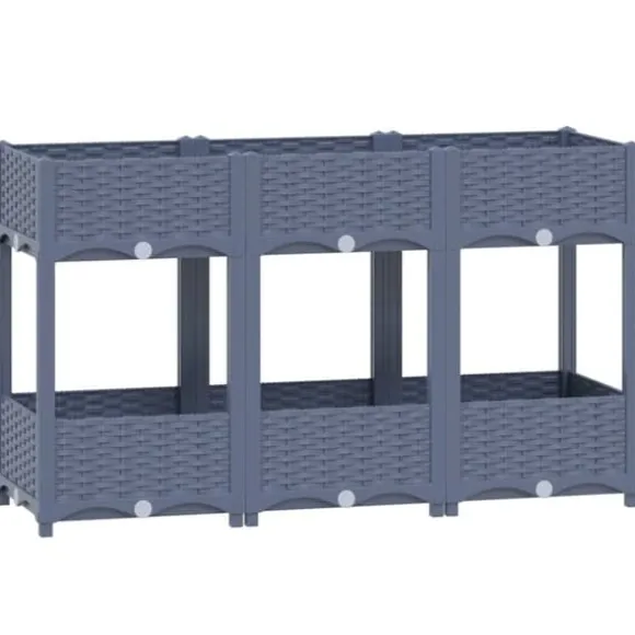 Højbed 120x40x71 cm polypropylen - Højbed - Højbede - Home & Living