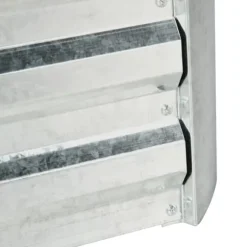 Højbedssæt 53x53x90 cm med plastovertræk & espalier – plantekasse til have/balkon