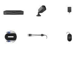 Hjem Sikkerhedskamera System, 1080N DVR, Natvision, Ingen, Med 2PCS kamera