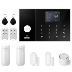 Hjemmealarmsystem, Smart Home Integration, Real-Time Advarsler,EU Stik, 2G GSM WiFi Kit B