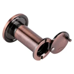 Hjemmesikkerhed Optisk Glas Vidvinkel Dørkikkert Dørkikkert (Rød Bronze)