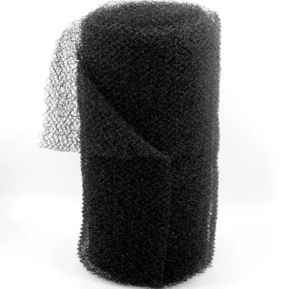 Hældningsmåtte Overfladestabiliseringstæppe 120 m x 1 m Styrke 20 mm UV Stabil Bankmåtte Sort