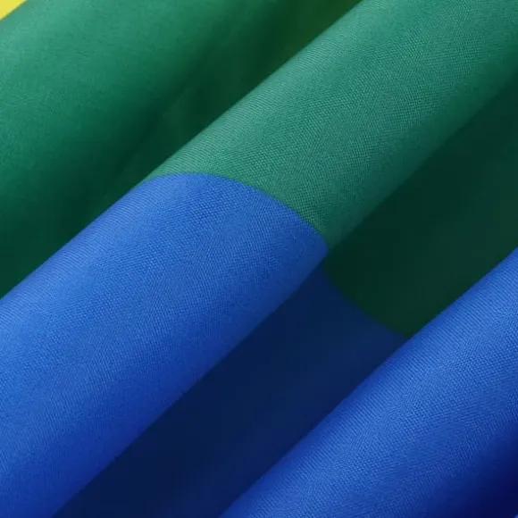 Håndviftende Regnbueflag Banner Polyester Gay Pride Lesbisk Flag med Øjer