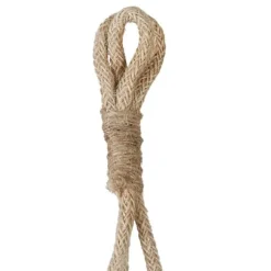 Hængende blomsterkurvesæt, 76x20 cm, naturlig søgræs