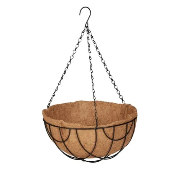 Hængende kurvesæt, 50x31 cm, Sort, Natur