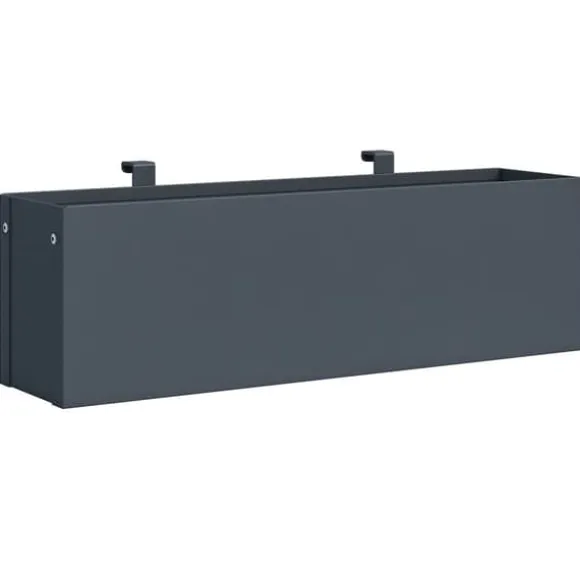 Hængende plantekasse - klik ombygning - 50x12x15cm - antracit