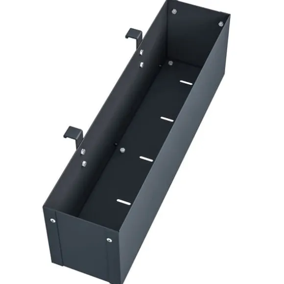 Hængende plantekasse - klik ombygning - 50x12x15cm - antracit