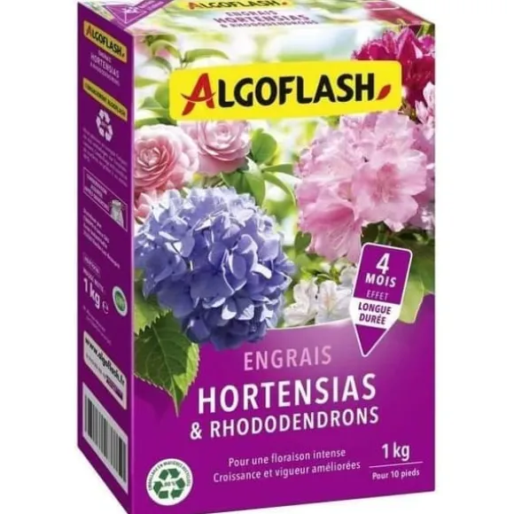 Hortensias och rhododendrons gödselmedel - Algoflash naturasol - 1 kg