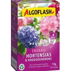 Hortensias och rhododendrons gödselmedel - Algoflash naturasol - 1 kg