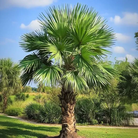 Hørpalme - Trachycarpus Fortunei - Højde 35-45cm - ⌀15cm