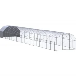 Huse & bure til små dyr - Living hønsehus 3x20x2 m galvaniseret stål