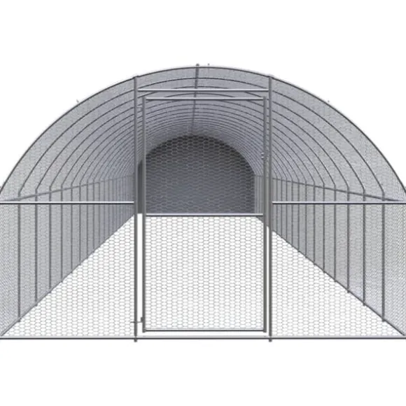 Huse & bure til små dyr - Living hønsehus 3x20x2 m galvaniseret stål