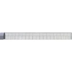 Huse & bure til små dyr - Living hønsehus 3x20x2 m galvaniseret stål