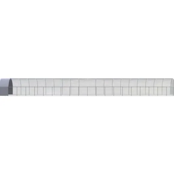 Huse & bure til små dyr - Living hønsehus 3x20x2 m galvaniseret stål