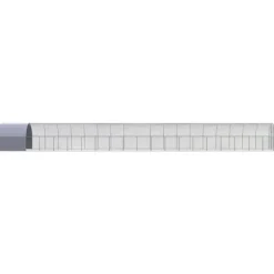 Huse & bure til små dyr - Living hønsehus 3x20x2 m galvaniseret stål