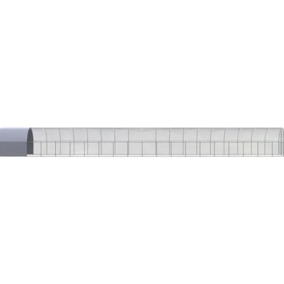 Huse & bure til små dyr - Living hønsehus 3x20x2 m galvaniseret stål