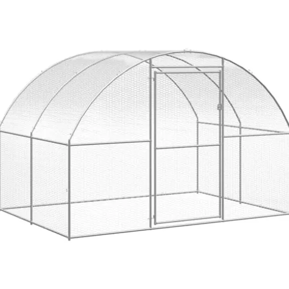 Huse & bure til små dyr - Living hønsehus 3x20x2 m galvaniseret stål
