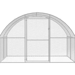 Huse & bure til små dyr - Living hønsehus 3x20x2 m galvaniseret stål