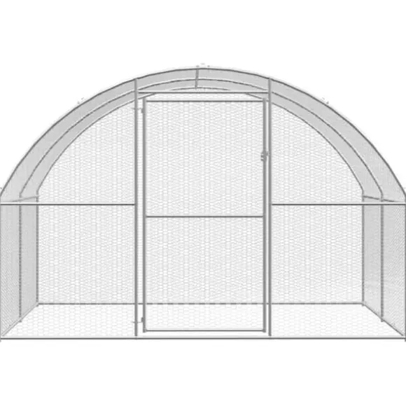 Huse & bure til små dyr - Living hønsehus 3x20x2 m galvaniseret stål