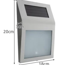 Husnummer med Solar Led Belysning