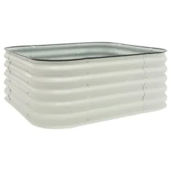 Hævet Havebed, Holdbar Konstruktion, Rummelig Design,HVID