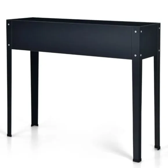 Hævet Havebed, 100x30x80 cm, Grå
