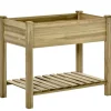 Hævet Havebed, 91x51x76 cm, Grøn