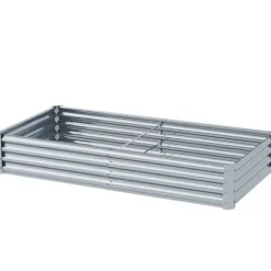 Hævet Havebed, 180x90x30 cm, Sølv