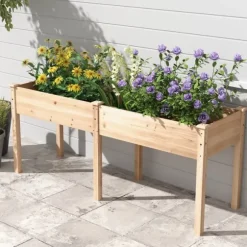Hævet Havebed, 73x23x30cm, Gul