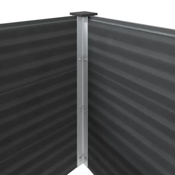 Hævet plantekasse i WPC - Holdbar & moderne design | Størrelse: 250x100x54 cm | Farve: Grå
