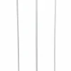 Hvid moderne stående blomsterstand 100 cm