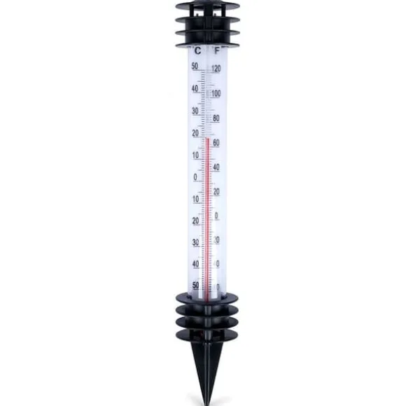 Hvidt eksternt termometer, indsat, 23 cm