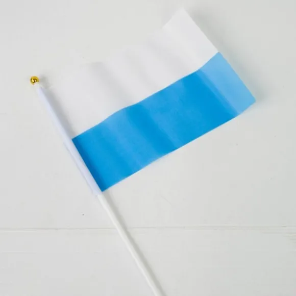 hvidt og blåt flag, 12 stk. Marian