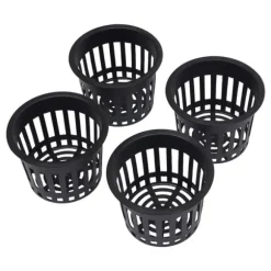 Hydroponisk dyrkningsanlæg - 4-spands drypvandingskit indendørs - Hver spand 11 L - Pumpe 220–240 V/50 Hz - 4 W - 300 L/t - PP-plast