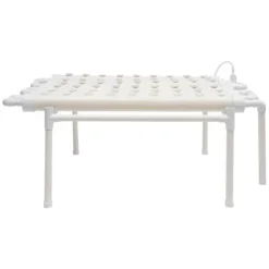 Hydroponisk dyrkningssæt - 1-lags rørsystem - 54 plantepladser - PVC-U - Rør Ø 6,3 cm, Hul Ø 3,2 cm - Vandsparende - Lysegrå
